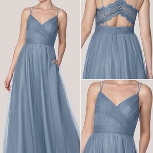 Blue Bridesmaid/ Prom Dress